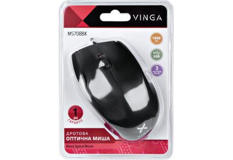 Мишка Vinga MS-708BK