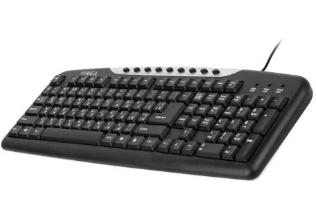 Клавіатура Vinga KB600BK