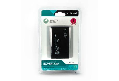 Зчитувач флеш-карт Vinga CR010BK