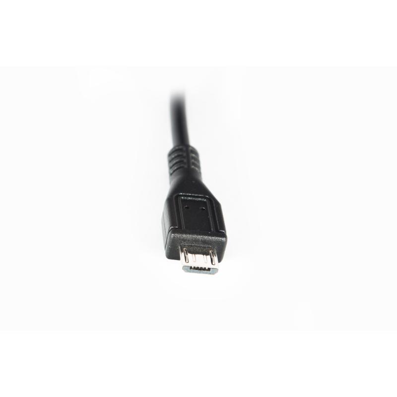 Дата кабель OTG USB 2.0 AF to Micro 5P 0.1m Vinga (CB010BK)