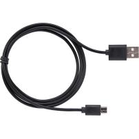 Дата кабель USB 2.0 AM to Micro 5P 1.0m Rainbow M Black Vinga (CUM0100BK)