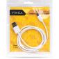 Дата кабель USB 2.0 AM to Micro 5P 1.0m Rainbow M White Vinga (CUM0100WH)