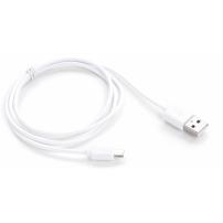 Дата кабель USB 2.0 AM to Micro 5P 1.0m Rainbow M White Vinga (CUM0100WH)