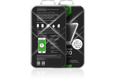 Скло захисне Vinga для Apple iPhone 6/6s Black (VTPGS-I6B)