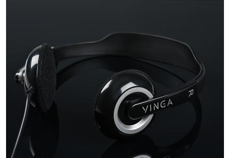 Навушники Vinga HSU60 USB Black (HSU60BK)