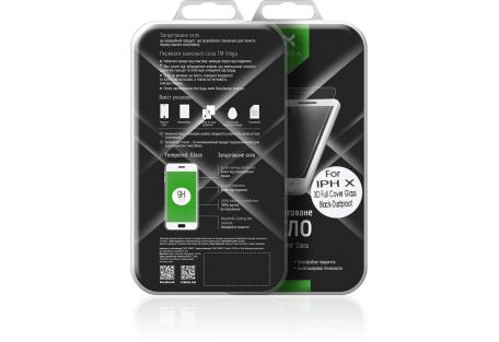 Скло захисне Vinga для Apple iPhone X Black (VTPGS-IXB)