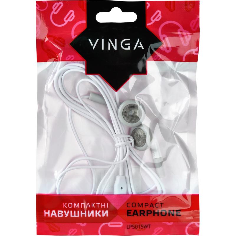 Навушники Vinga LPS015 White (LPS015WT)