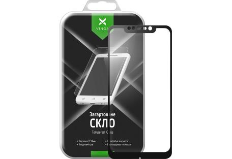 Скло захисне Vinga для Xiaomi Pocophone F1 Black (VTPGS-XPF1B)