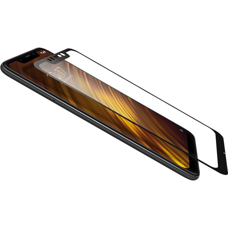 Скло захисне Vinga для Xiaomi Pocophone F1 Black (VTPGS-XPF1B)