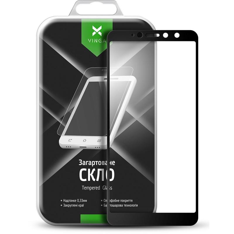 Скло захисне Vinga для Xiaomi S2 Black (VTPGS-XS2)
