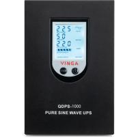 Пристрій безперебійного живлення Vinga QDPS-1000, 1000VA LCD (QDPS-1000)