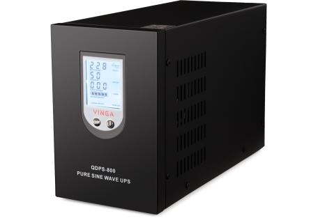 Пристрій безперебійного живлення Vinga QDPS-800 800VA LCD (QDPS-800)