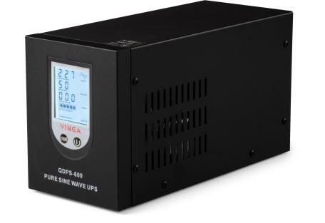 Пристрій безперебійного живлення Vinga QDPS-600 600VA LCD (QDPS-600)