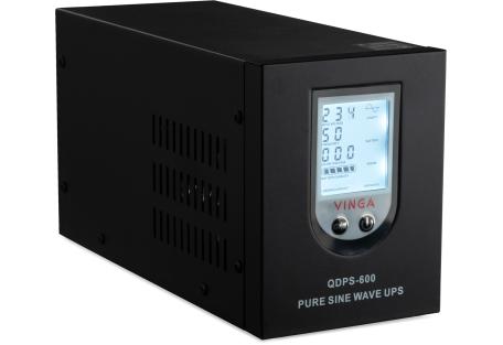 Пристрій безперебійного живлення Vinga QDPS-600 600VA LCD (QDPS-600)