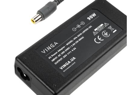Блок живлення до ноутбуку Vinga Lenovo 90W 20V 4.5A разъем 7.9*5.5 (VPA-2045-LN7955-101)