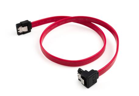 Кабель для передачі даних SATA 0.45m corner Vinga (VCPSATA45CN)