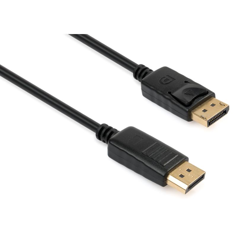 Кабель мультимедійний Display Port to Display Port  1.8m Vinga (VCPDP1.8BK)