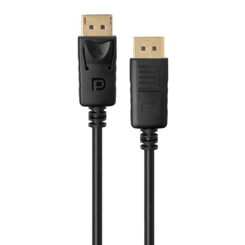 Кабель мультимедійний Display Port to Display Port  1.8m Vinga (VCPDP1.8BK)