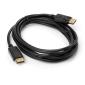 Кабель мультимедійний Display Port to Display Port  1.8m Vinga (VCPDP1.8BK)
