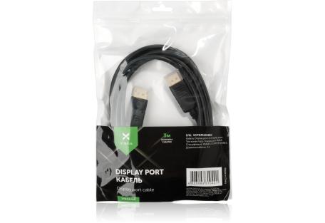 Кабель мультимедійний Display Port to Display Port  1.8m Vinga (VCPDP1.8BK)