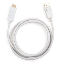Кабель мультимедійний Display Port to HDMI  1.8m Vinga (VCPDPHDMI1.8WH)