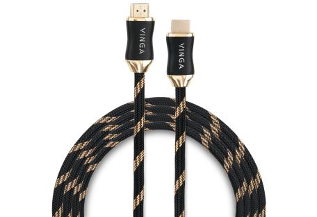 Кабель мультимедійний HDMI to HDMI 10.0m v2.0b HDR10 Vinga (VCPHDMI20BPR10)