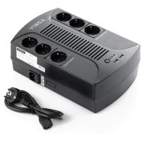 Пристрій безперебійного живлення Vinga 600VA-PU,  2USB*5V /1A (VPP-600U)