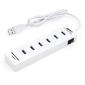 Концентратор Vinga 6xUSB2.0 + card-reader with switch (VCP2H6USBCRSWWH)