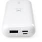 Батарея універсальна Vinga 10000 mAh glossy white (VPB1MWH)