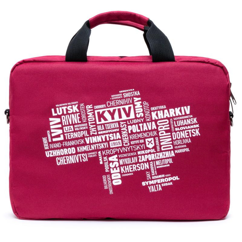 Сумка для ноутбука Vinga 14-15" NB140UW Burgundy (NB140UWBY)