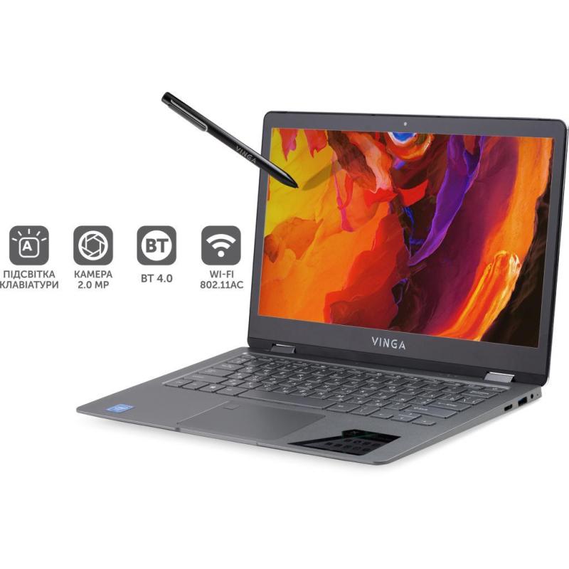 Ноутбук Vinga Twizzle Pen J133 (J133-P424120PDG)