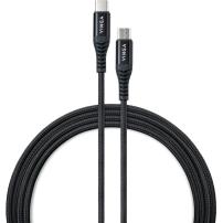 Дата кабель USB-C to USB-C 1.0m 60W Nylon Vinga (VCDCCCM331)