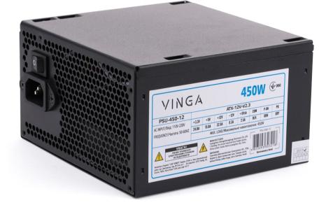 Блок живлення Vinga 450W ОЕМ (PSU-450-12)