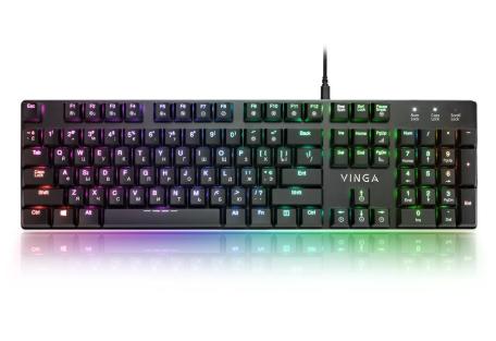 Клавіатура Vinga KBGM-395 black