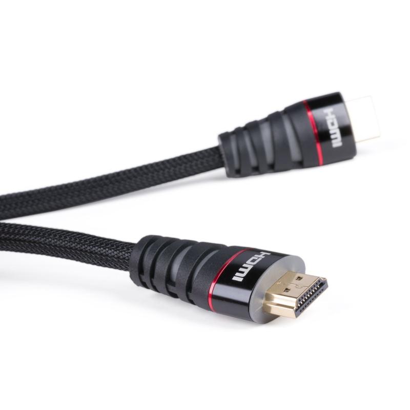 Кабель мультимедійний HDMI to HDMI 1.8m Vinga (HDMI01-1.8)