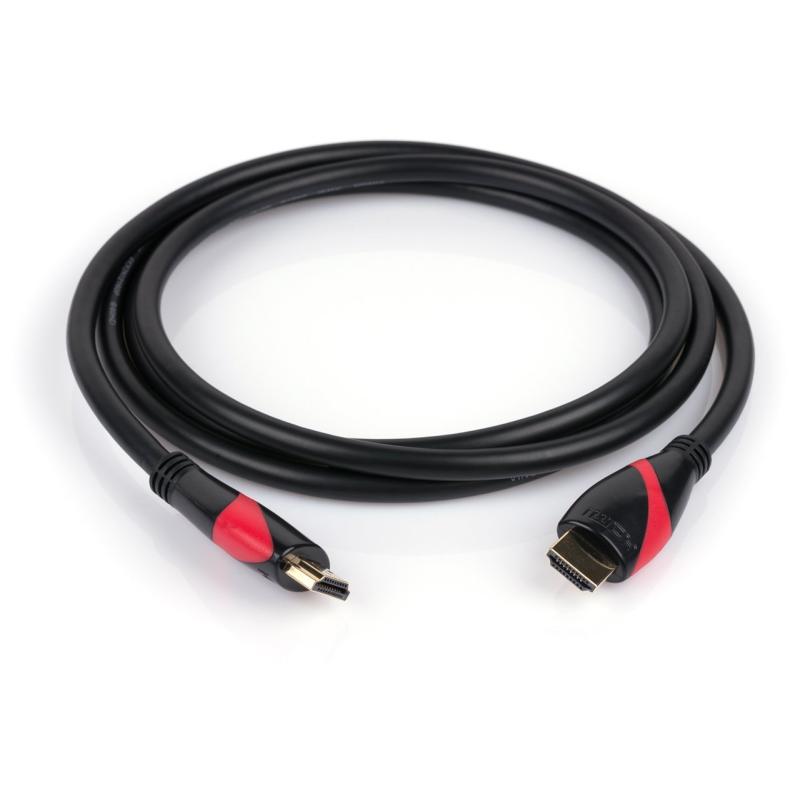 Кабель мультимедійний HDMI to HDMI 1.8m Vinga (HDMI02-1.8)