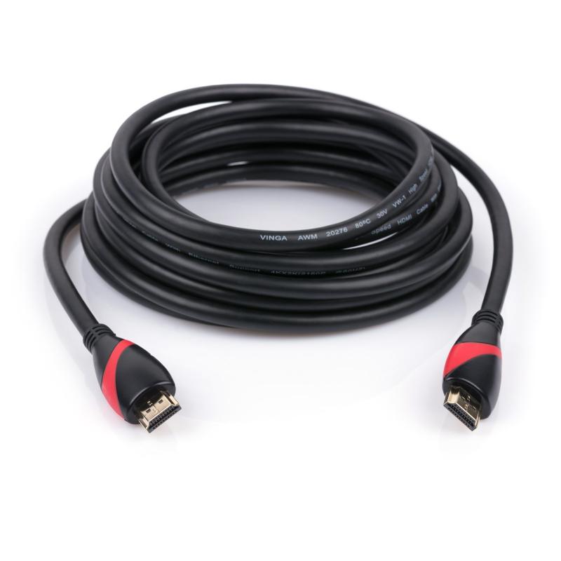 Кабель мультимедійний HDMI to HDMI 5.0m Vinga (HDMI02-5.0)