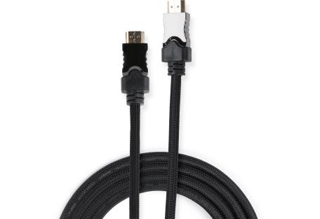 Кабель мультимедійний HDMI to HDMI 1.0m Vinga (HDMI03-1.0)