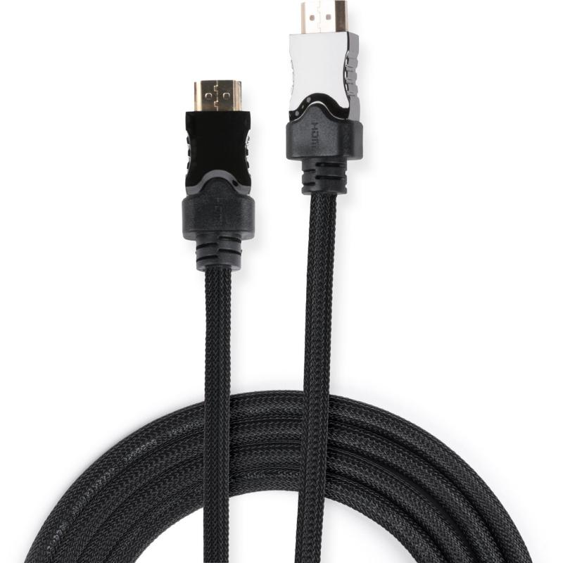 Кабель мультимедійний HDMI to HDMI 1.0m Vinga (HDMI03-1.0)