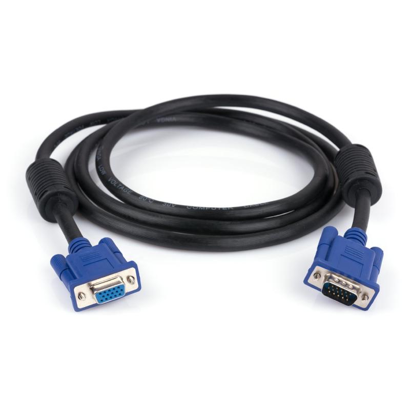 Кабель мультимедійний VGA M/F 1.8m Vinga (VGAMF02-1.8)