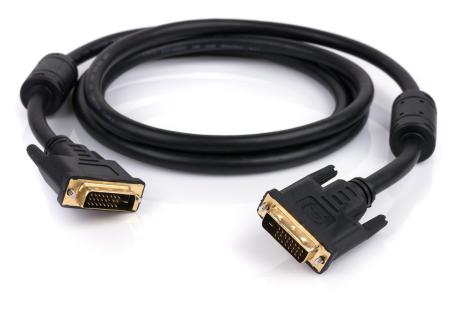 Кабель мультимедійний DVI 24+1 1.8m Vinga (DVI01-1.8)