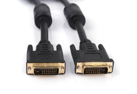 Кабель мультимедійний DVI 24+1 1.8m Vinga (DVI01-1.8)