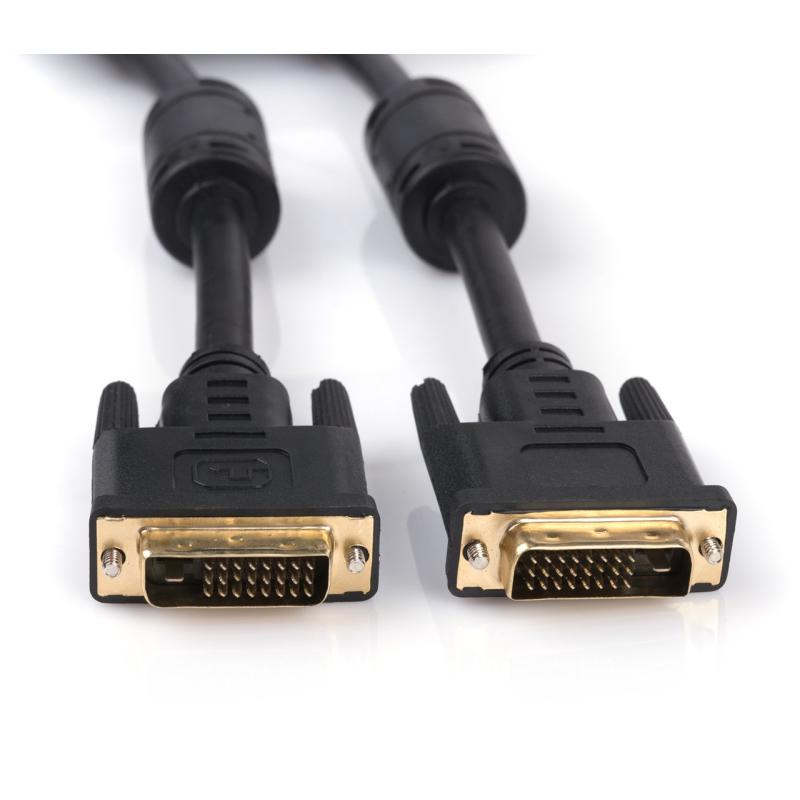 Кабель мультимедійний DVI 24+1 1.8m Vinga (DVI01-1.8)