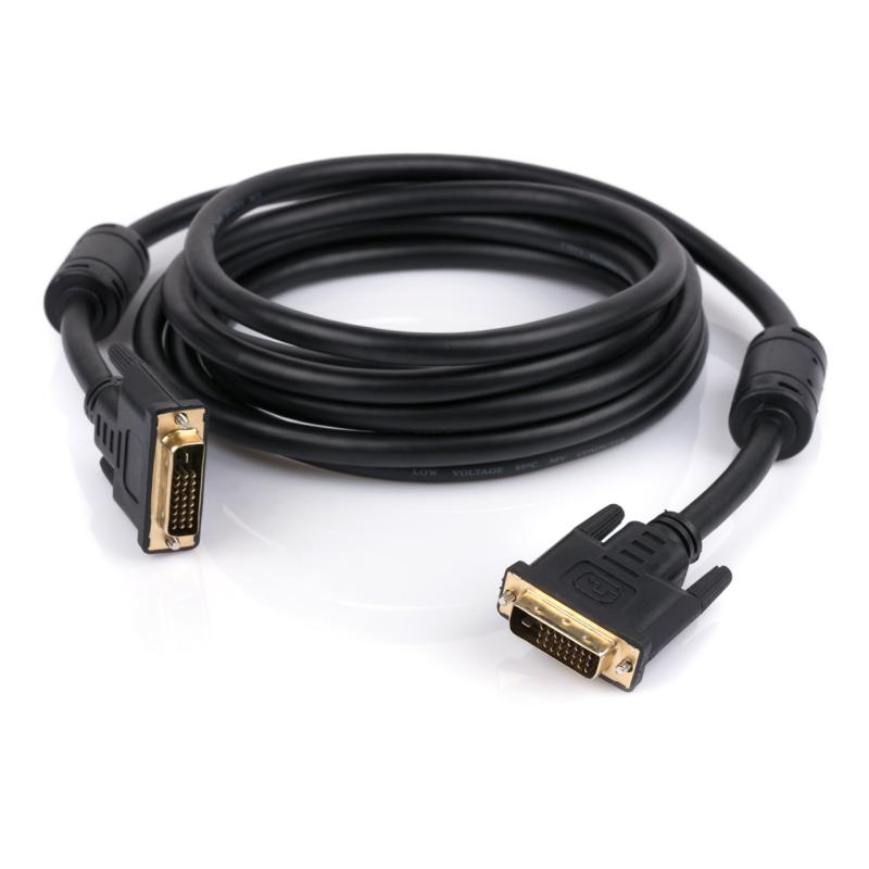 Кабель мультимедійний DVI 24+1 3.0m Vinga (DVI01-3.0)