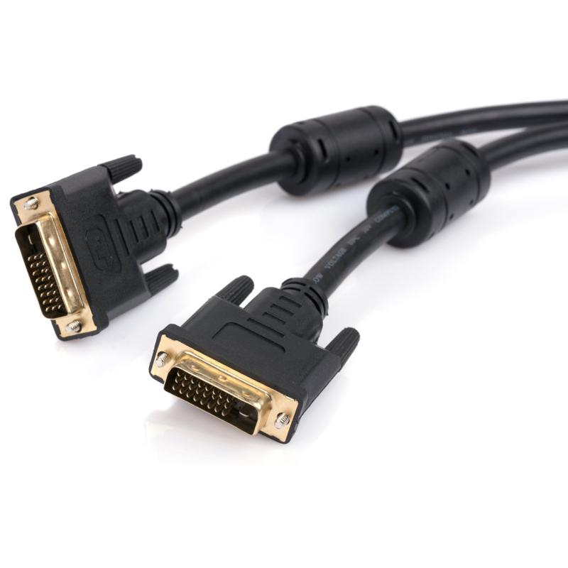 Кабель мультимедійний DVI 24+1 3.0m Vinga (DVI01-3.0)