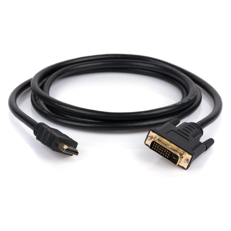 Кабель мультимедійний HDMI to DVI 24+1 1.8m Vinga (HDMIDVI01-1.8)