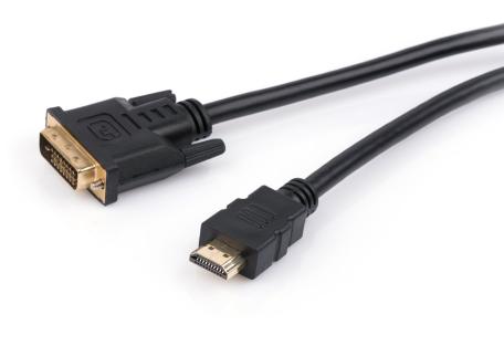 Кабель мультимедійний HDMI to DVI 24+1 1.8m Vinga (HDMIDVI01-1.8)