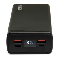 Батарея універсальна Vinga 30000 mAh QC3.0+PD 3 ports LCD metal 20W (VPB3QPALD)