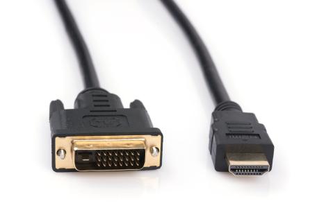 Кабель мультимедійний HDMI to DVI 24+1 3.0m Vinga (HDMIDVI01-3.0)