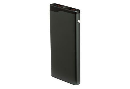 Батарея універсальна Vinga 10000 mAh QC3.0+PD 3 ports LCD metal (VPB1QPALD)